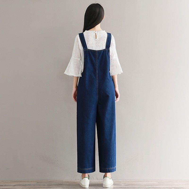 Kylie Oversized Denim Overall dylinoshop