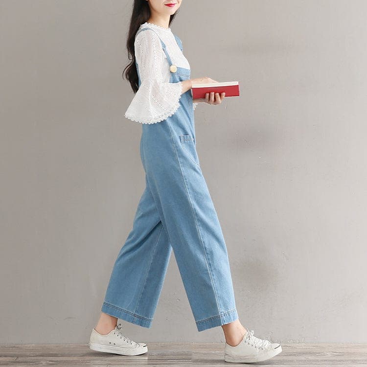 Kylie Oversized Denim Overall dylinoshop