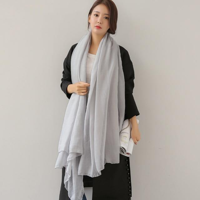 Pure Colours Oversized Shawls Buddha Trends