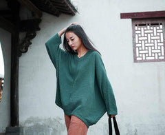 Long Sleeve Batwing Shirt  | Zen dylinoshop