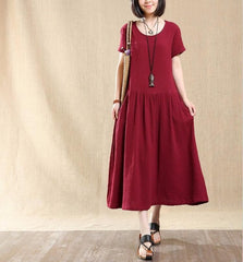 Love Poem Short Sleeve Midi Dress Buddha Trends