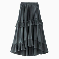 Summer Quest Boho Ruffled Skirt Buddha Trends