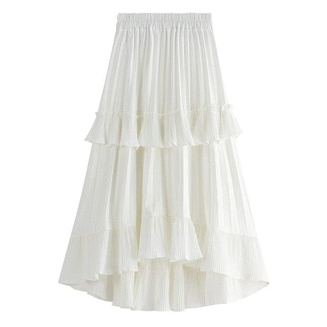 Summer Quest Boho Ruffled Skirt Buddha Trends