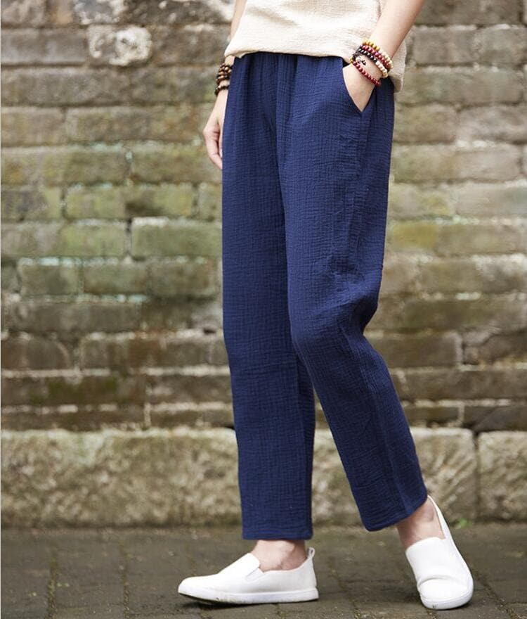 Plus Size Linen Pants Buddha Trends