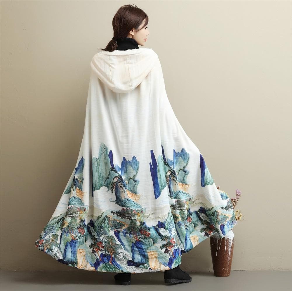 Art Inspired Hooded Cloak DYLINOSHOP