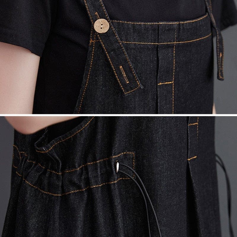 Daniella Oversized Denim Overall Dress dylinoshop