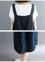 Denim Bib Overall Dress dylinoshop