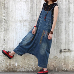 Tribal Pockets Plus Size Denim Overall Buddha Trends