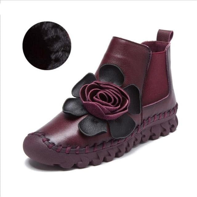 Earthbound Hippie Floral Embroidered Boots dylinoshop