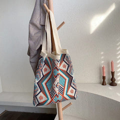 Aztec Soft Crochet Shoulder Bags DYLINOSHOP