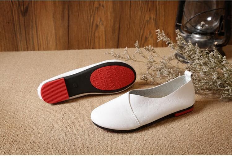 Wild West Leather Flat Shoes Buddha Trends