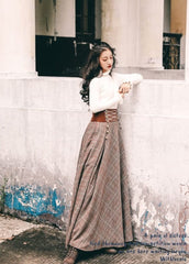 Literary Cinched High Waist Skirt + Top Set | OOTD dylinoshop