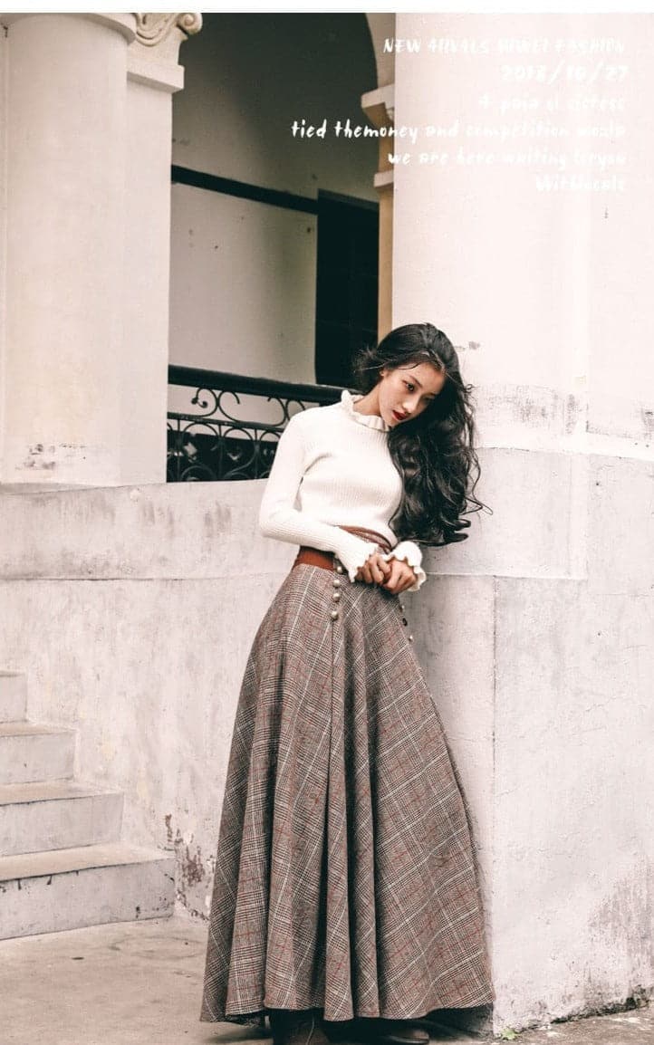 Literary Cinched High Waist Skirt + Top Set | OOTD dylinoshop