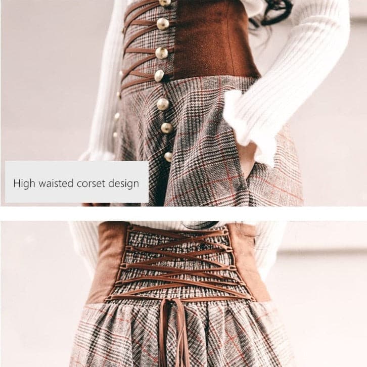 Literary Cinched High Waist Skirt + Top Set | OOTD dylinoshop