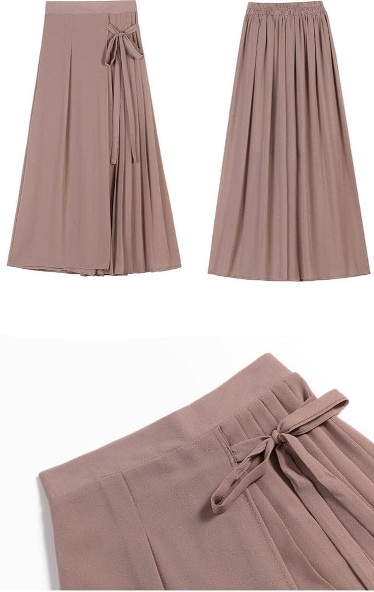 Venise Pleated Skirt Pants Buddha Trends