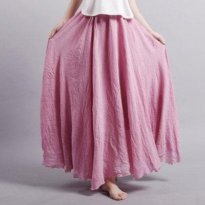 Flowy and Free Chiffon Maxi Skirt dylinoshop