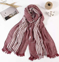 100% Cotton Large Literature Scarves dylinoshop