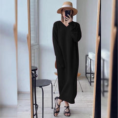 Long Sleeve Oversized Sweater Dress dylinoshop