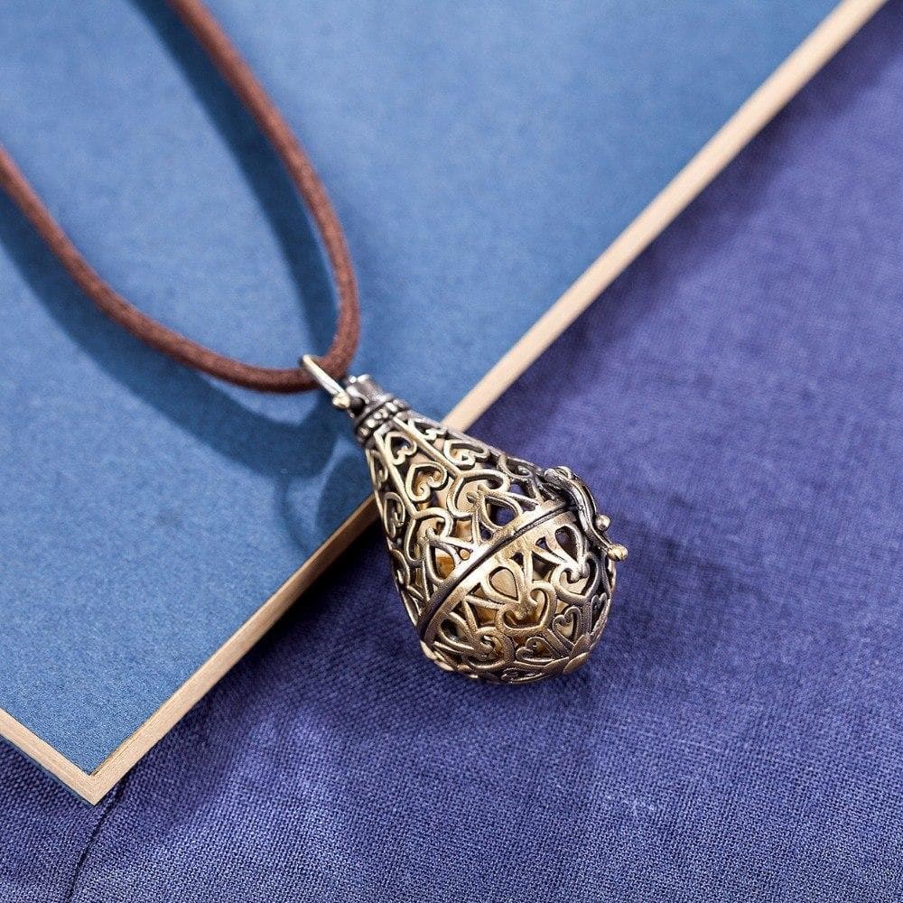 Teardrop Locket Necklace Buddha Trends