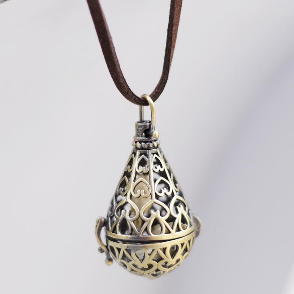 Teardrop Locket Necklace Buddha Trends