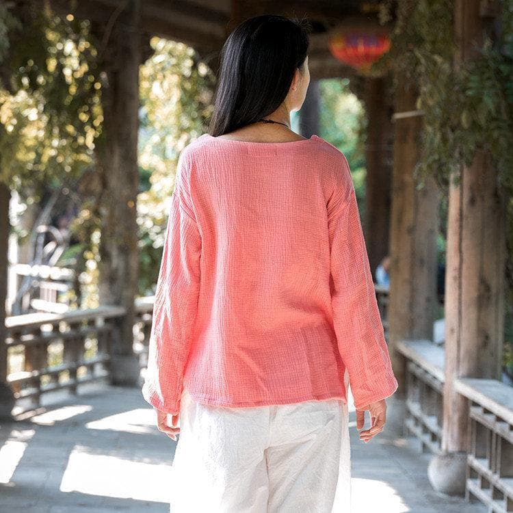 Zen Linen Shirts With Pockets  | Zen Buddha Trends