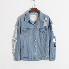 Where Is My Mind Ripped Denim Jacket Buddha Trends