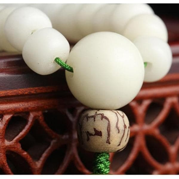 White Lotus 108 Mala Beads  | Zen Buddha Trends