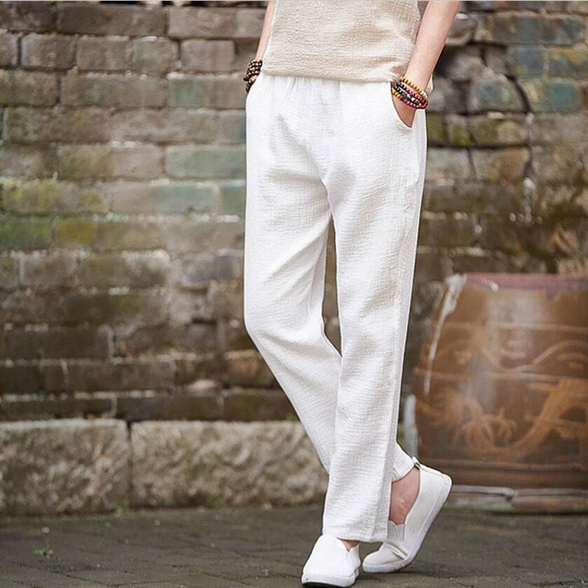 Plus Size Linen Pants Buddha Trends