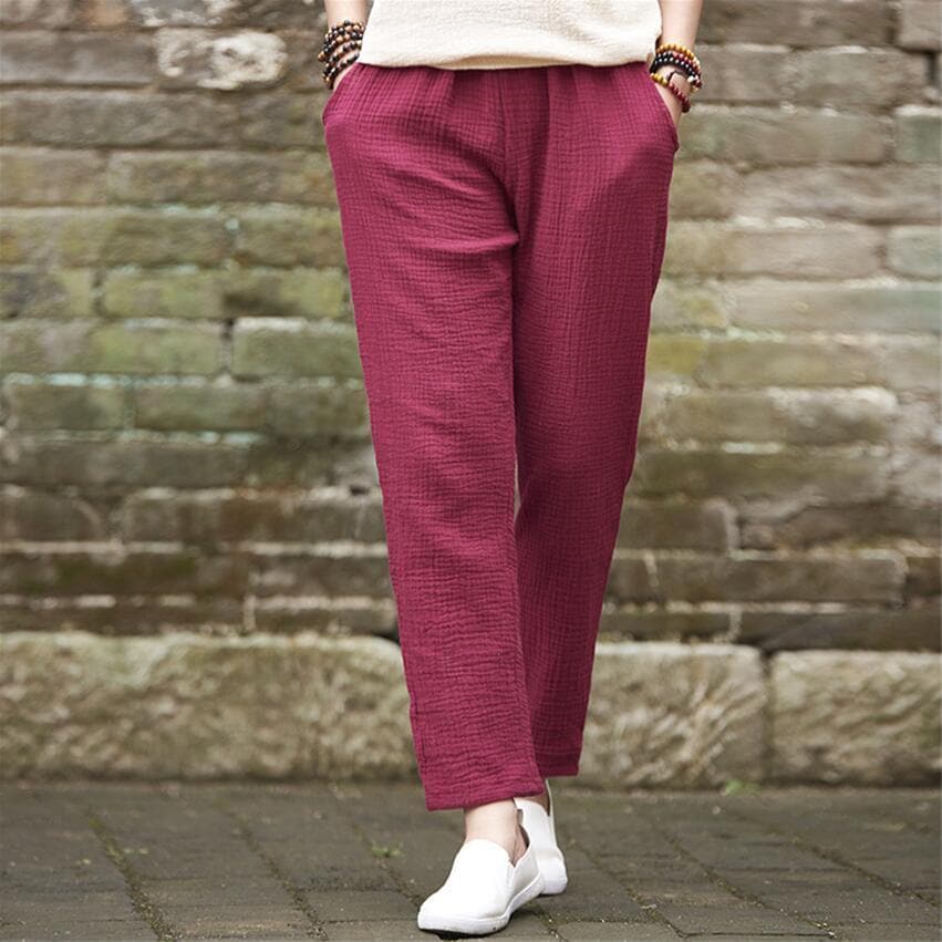 Plus Size Linen Pants Buddha Trends