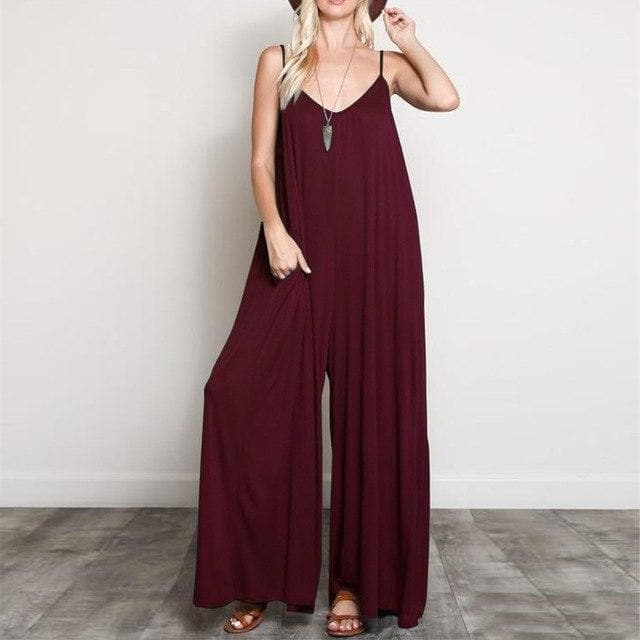 Bohemian Wide Leg Overall dylinoshop