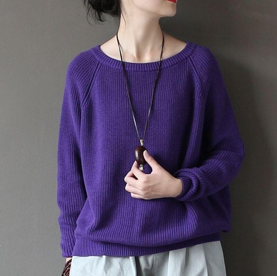 Casual Knitted Sweater dylinoshop