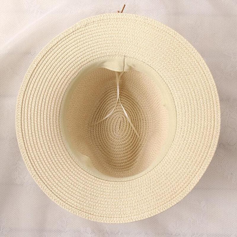 Womens Boho Straw Sun Hat Buddha Trends