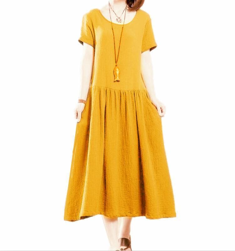 Love Poem Short Sleeve Midi Dress Buddha Trends