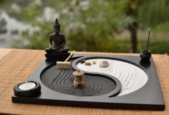 Yin Yang Buddha Deluxe Zen Garden Buddha Trends