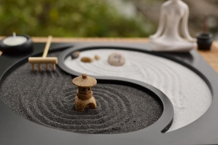 Yin Yang Yoga Deluxe Zen Garden Buddha Trends