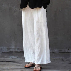 Zen Casual Linen Palazzo Pants | Zen Buddha Trends