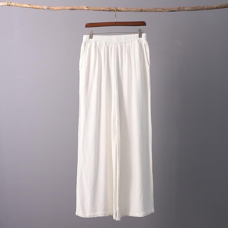 Zen Garden Cotton & Linen Palazzo Pants | Zen Buddha Trends