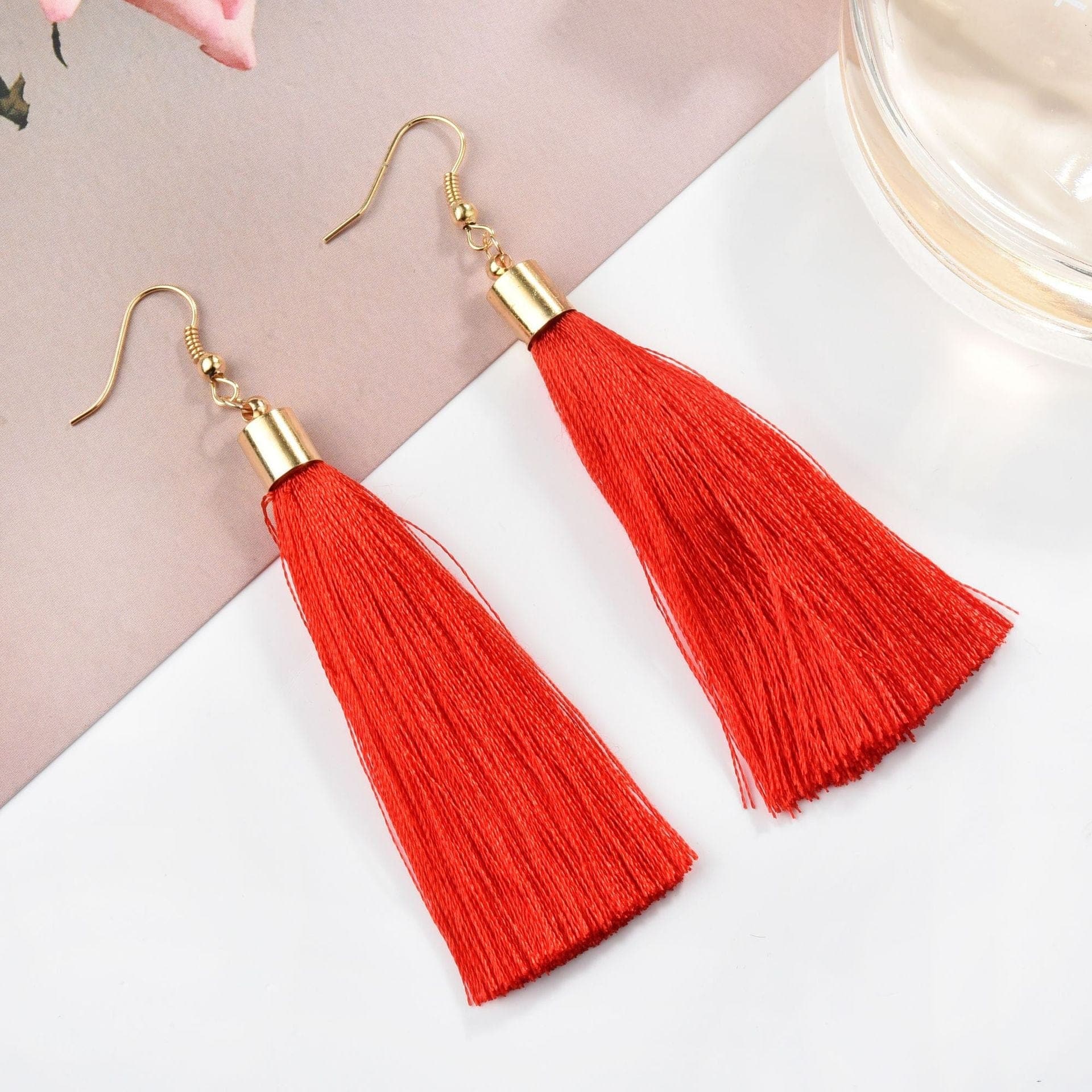 Bohemia Long Pendant Tassel Earrings Buddhatrends