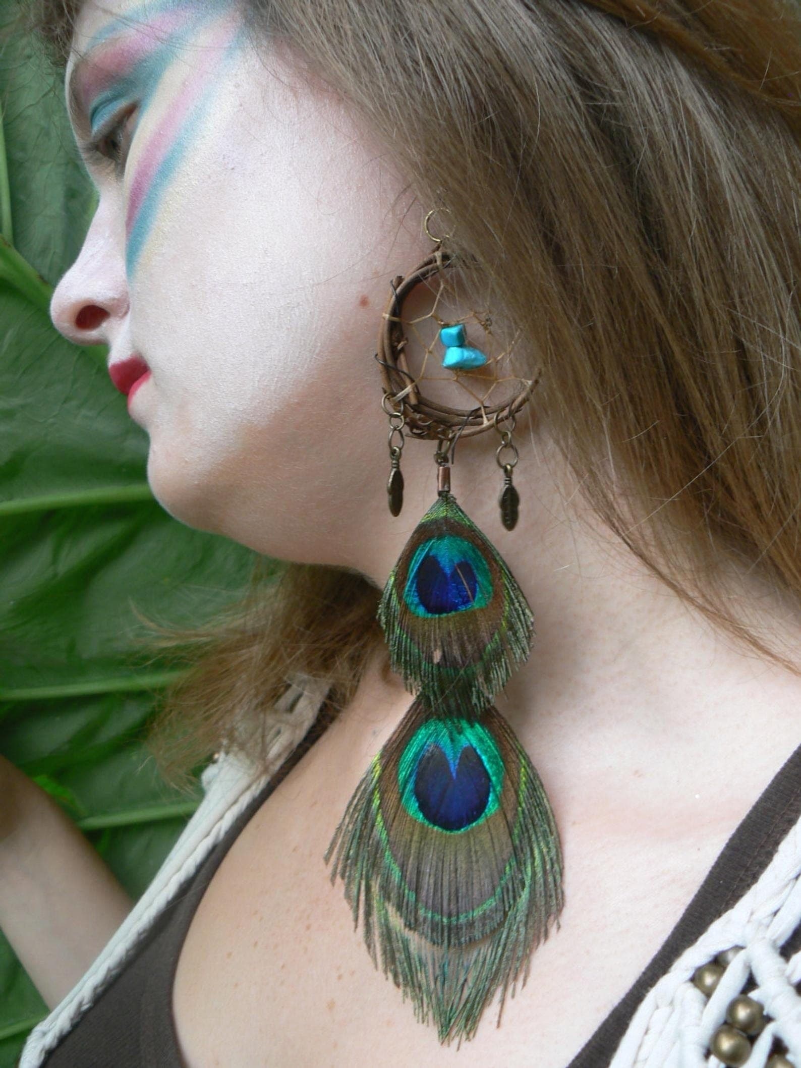 Gypsy Style Feather Earrings Buddhatrends