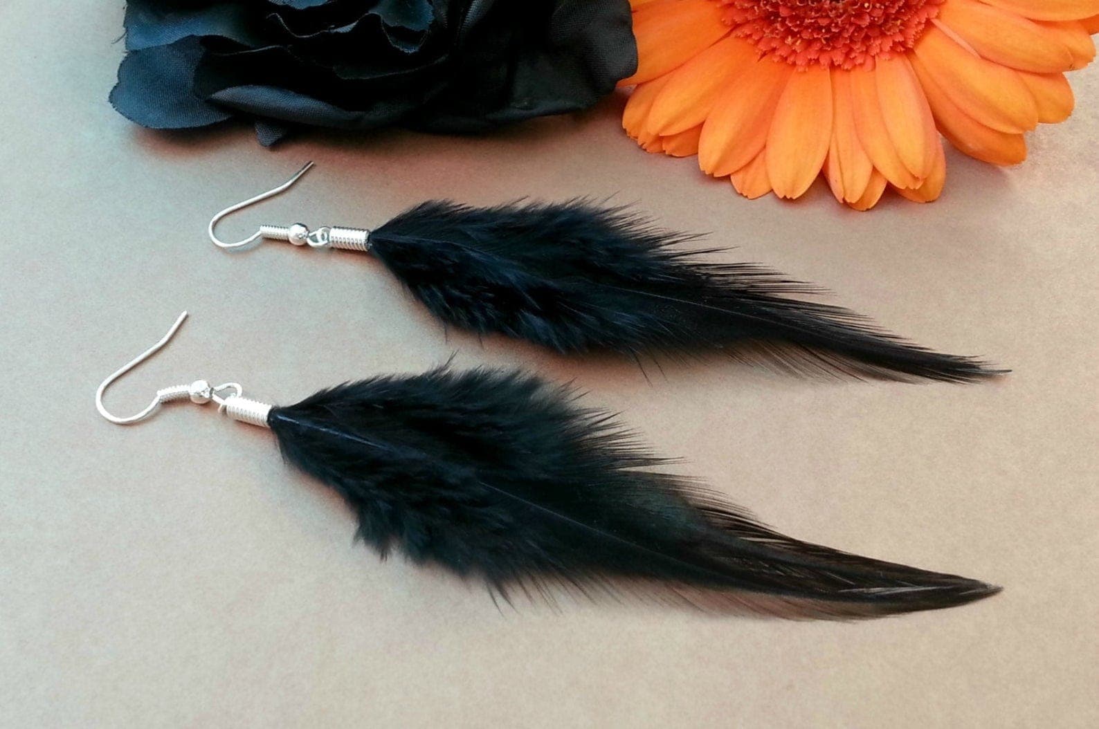 Gypsy Style Feather Earrings Buddhatrends