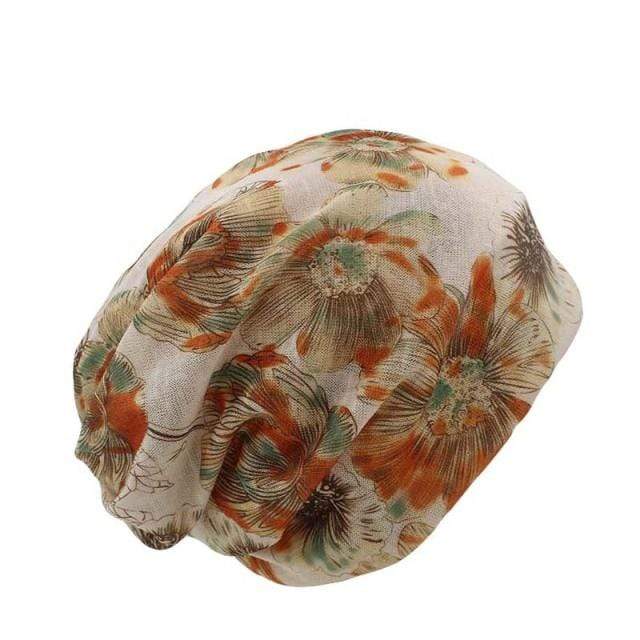 Abstracto Floral Beanie Hat Buddhatrends