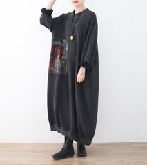 Art Inspired Oversized Sweater Dress Buddhatrends