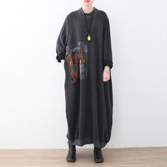 Art Inspired Oversized Sweater Dress Buddhatrends