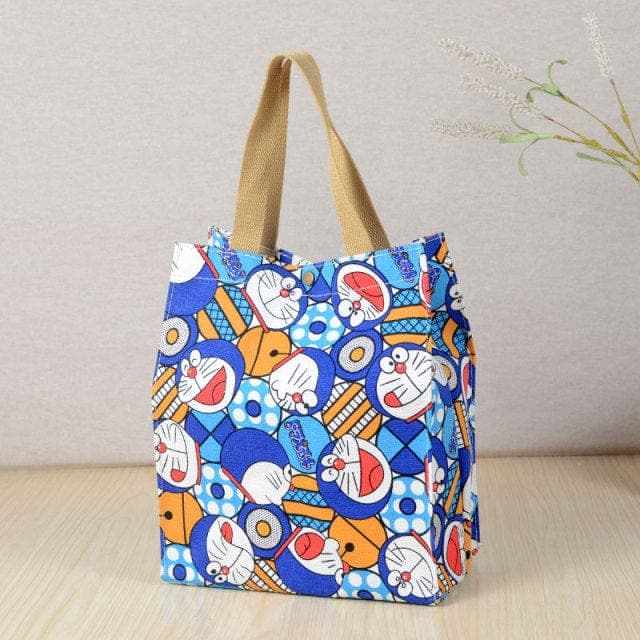 Funky Printed Canvas Shopper Tote Buddhatrends