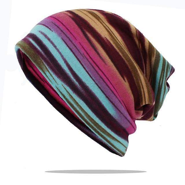 Gia Rainbow Beanie Hat Buddhatrends