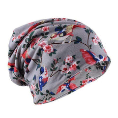 Birds & Flowers Beanie Hat Buddhatrends