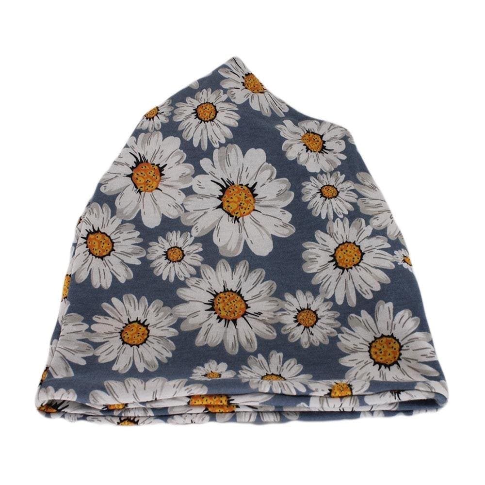 Daisy Floral Beanie Hats Buddhatrends