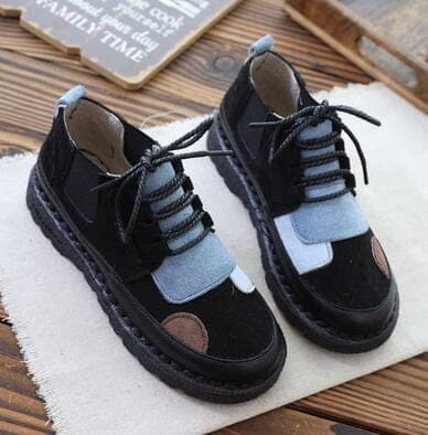 Soft Patchwork Sneakers Shoes Buddhatrends