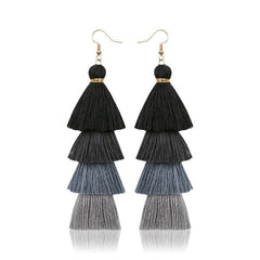 Multilayer Bohemian Tassel Earrings Buddhatrends