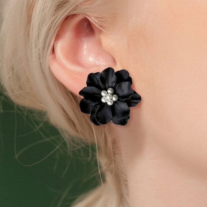 Chunky Flower Earrings Buddhatrends